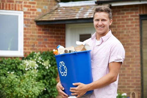 Modern waste removal technology in action